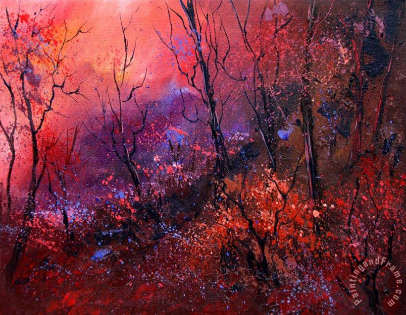 Unset In The Wood painting - Pol Ledent Unset In The Wood Art Print