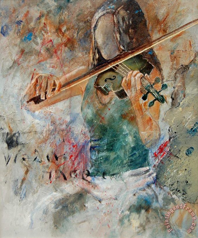 Pol Ledent Violinist 56 Art Print