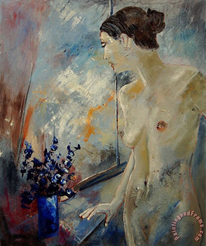 Waiting For Her Lover painting - Pol Ledent Waiting For Her Lover Art Print