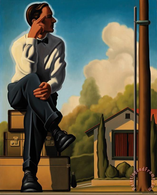 Curb Appeal painting - R. Kenton Nelson Curb Appeal Art Print