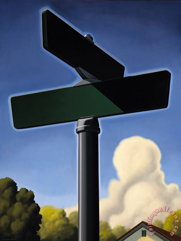 Getting Directions painting - R. Kenton Nelson Getting Directions Art Print