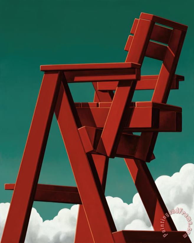 R. Kenton Nelson Sky Chair, 2022 Art Print