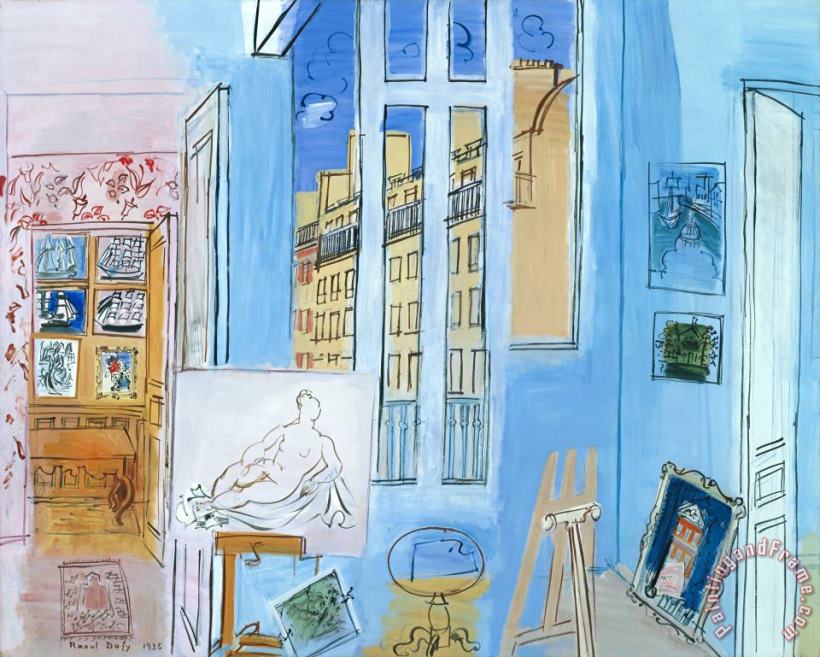 Raoul Dufy The Artist's Studio Art Print