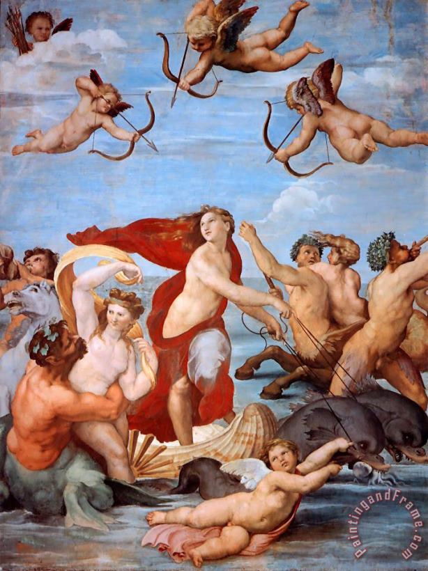 The Triumph of Galatea painting - Raphael The Triumph of Galatea Art Print