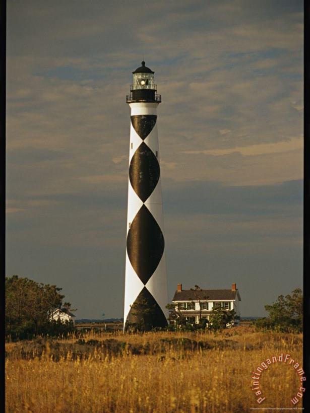 Cape Lookout Light Prototype for All Outer Banks Lighthouses painting - Raymond Gehman Cape Lookout Light Prototype for All Outer Banks Lighthouses Art Print