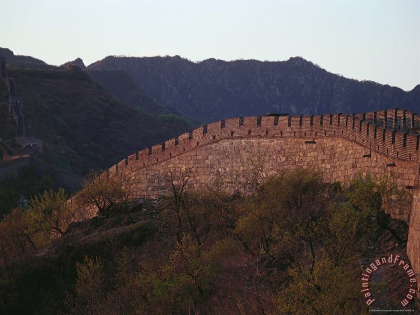 Raymond Gehman The Mutianyu Segment of The Great Wall of China Art Painting