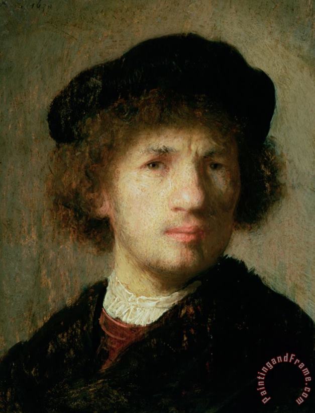 Self Portrait painting - Rembrandt Harmenszoon van Rijn Self Portrait Art Print