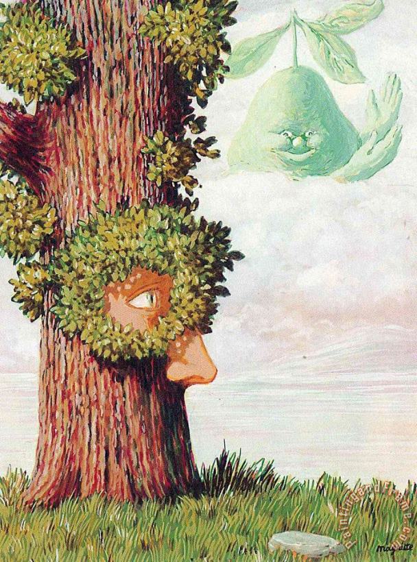 rene magritte Alice in Wonderland 1945 Art Print