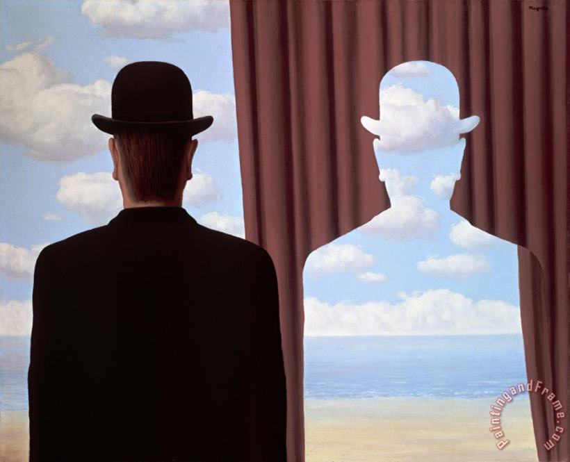 rene magritte La Decalcomanie, 1966 Art Painting