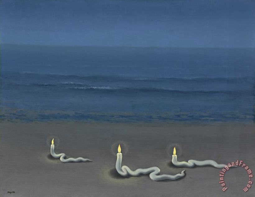 rene magritte La Meditation, 1936 Art Painting