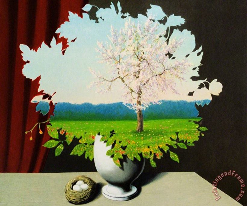 rene magritte Le Plagiat (plagiary), 2010 Art Painting