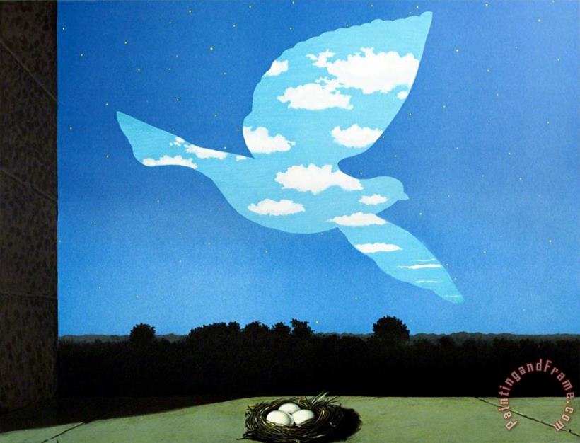 rene magritte Le Retour (the Return), 2004 Art Painting
