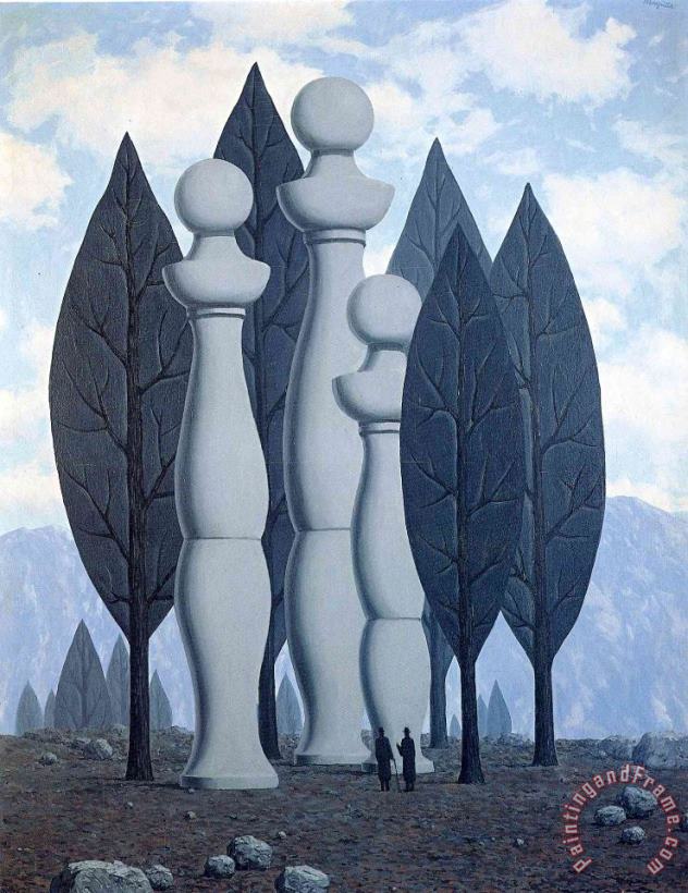 rene magritte The Art of Conversation 1950 I Art Painting