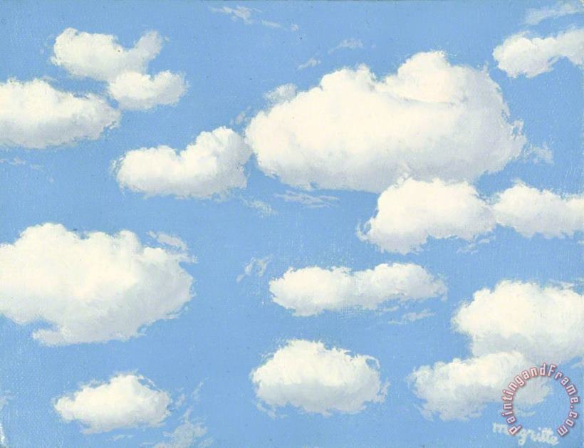 The Curse, C. 1963 painting - rene magritte The Curse, C. 1963 Art Print