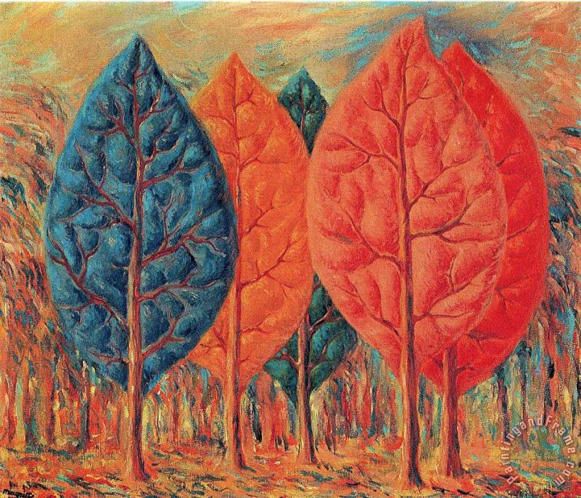 rene magritte The Fire 1943 Art Painting