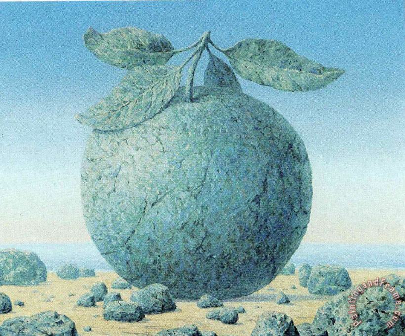 The Great Table 1963 painting - rene magritte The Great Table 1963 Art Print