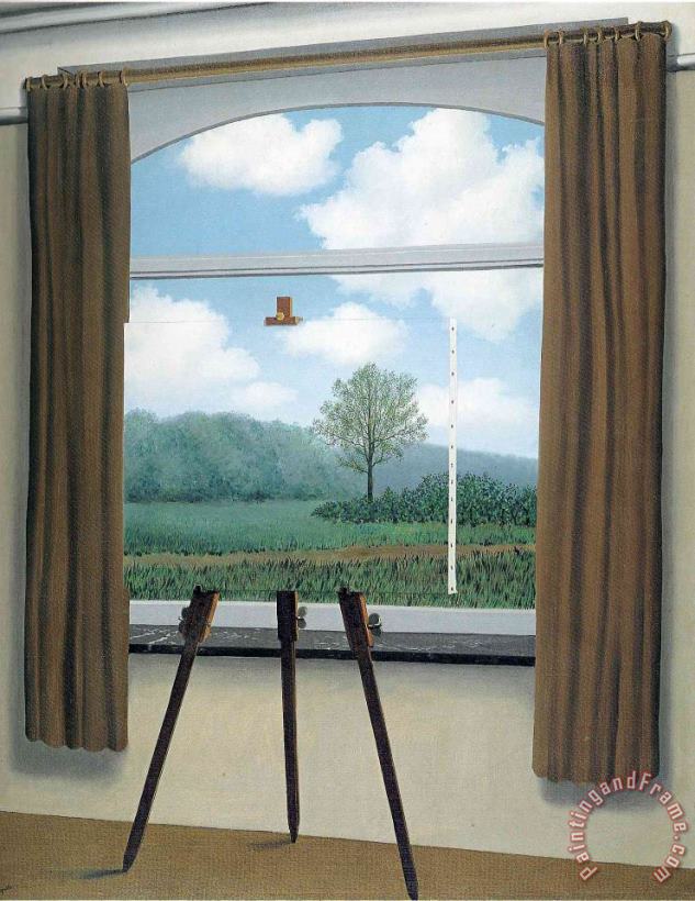 The Human Condition 1933 painting - rene magritte The Human Condition 1933 Art Print