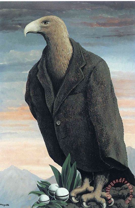 The Present 1939 painting - rene magritte The Present 1939 Art Print