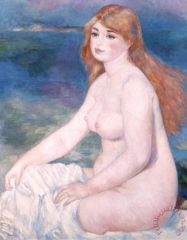 Blonde Bather II painting - Renoir Blonde Bather II Art Print
