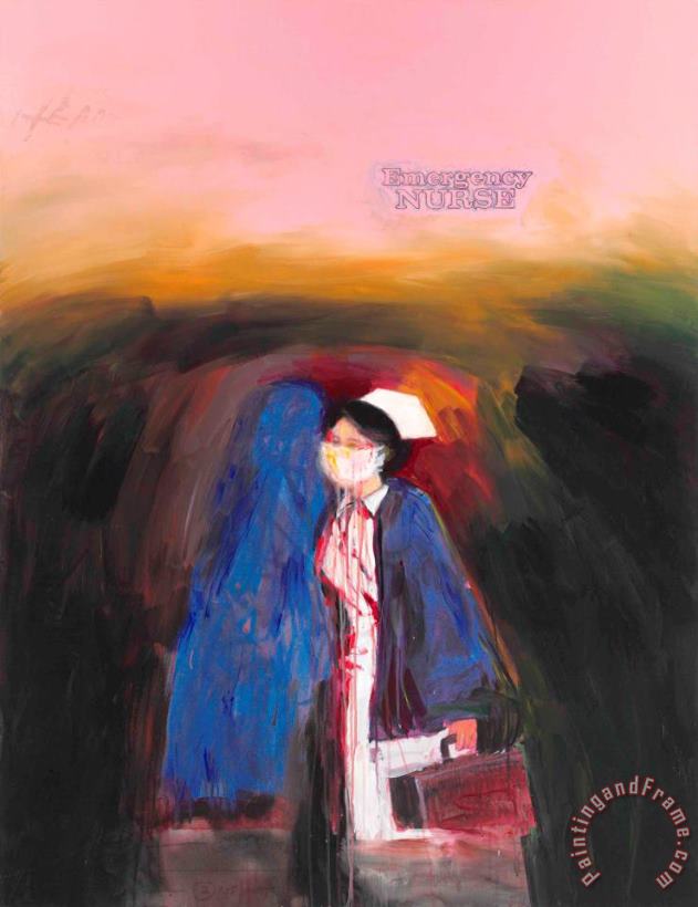Richard Prince Emergency Nurse, 2004 Art Painting