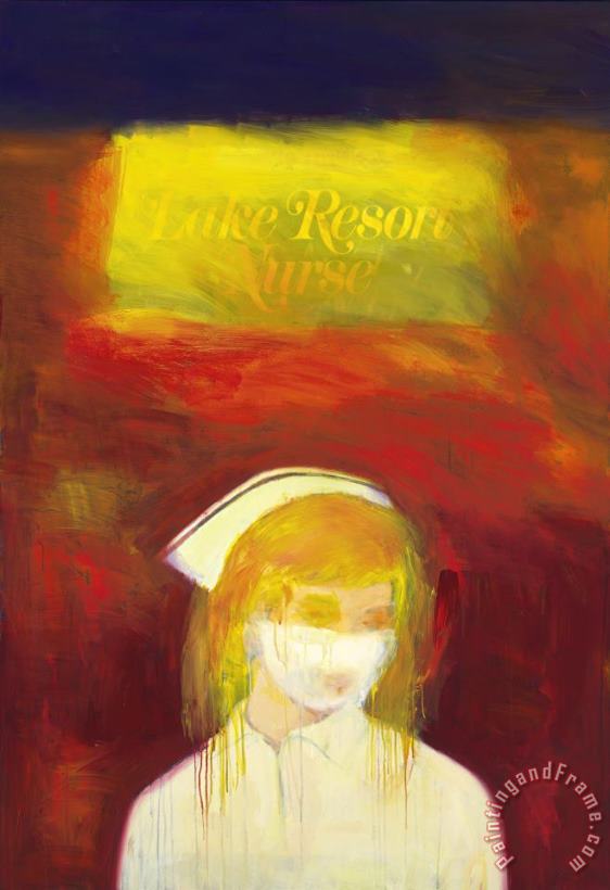 Lake Resort Nurse, 2003 painting - Richard Prince Lake Resort Nurse, 2003 Art Print