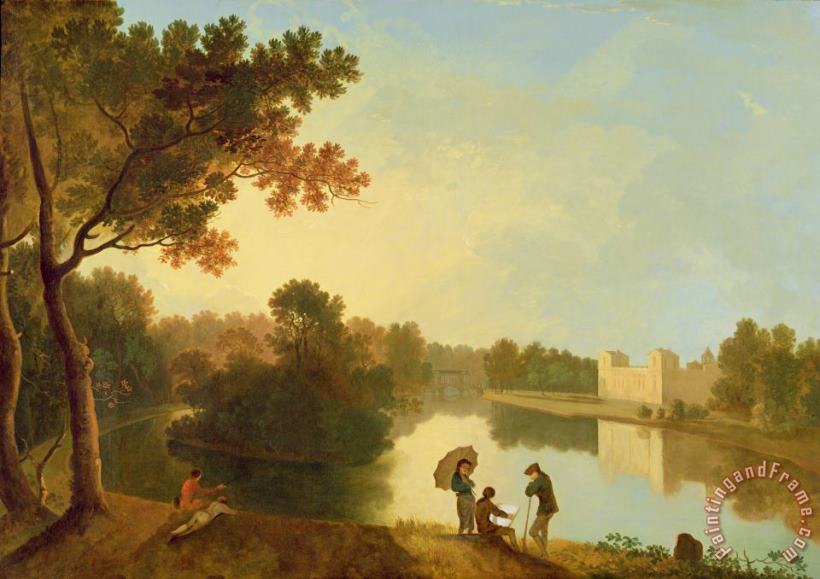 Wilton House from the South-east painting - Richard Wilson Wilton House from the South-east Art Print