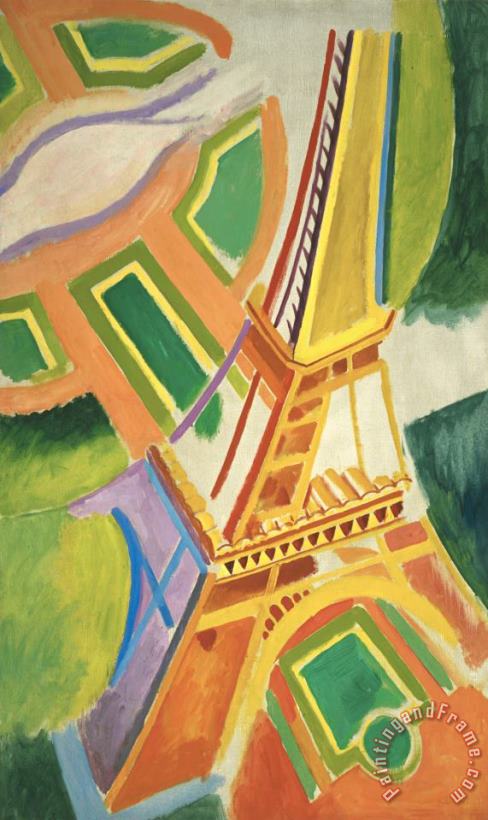 Robert Delaunay Eiffel Tower Art Print