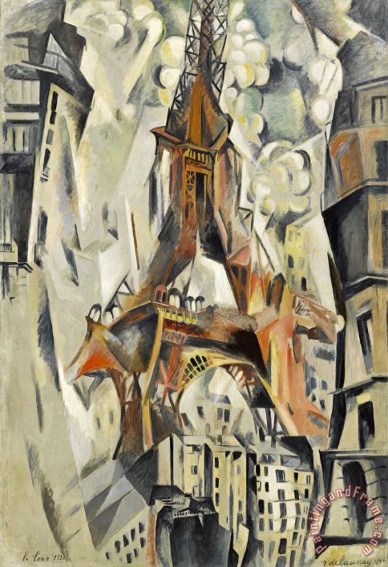 Robert Delaunay Eiffel Tower (tour Eiffel) Art Painting