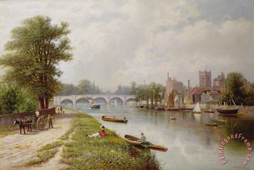 Kingston On Thames painting - Robert Finlay McIntyre Kingston On Thames Art Print