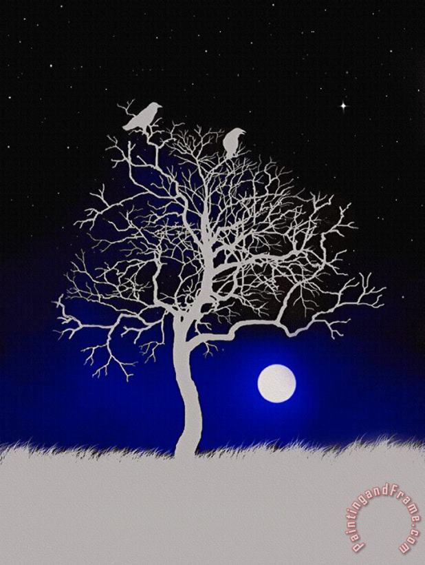 Robert Foster Sacred Raven Tree Art Print