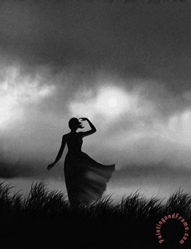 Storm Watcher painting - Robert Foster Storm Watcher Art Print