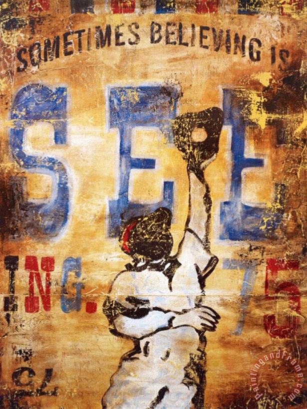 Believing Is Seeing painting - Rodney White Believing Is Seeing Art Print