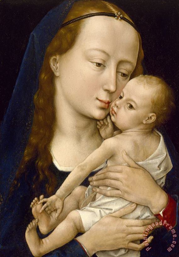 Rogier van der Weyden Virgin And Child Art Painting