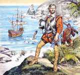 A Golden Dream Prints - Francis Drake and the Golden Hind by Ron Embleton
