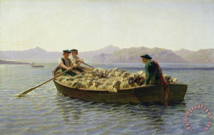 Rosa Bonheur Rowing Boat Art Painting