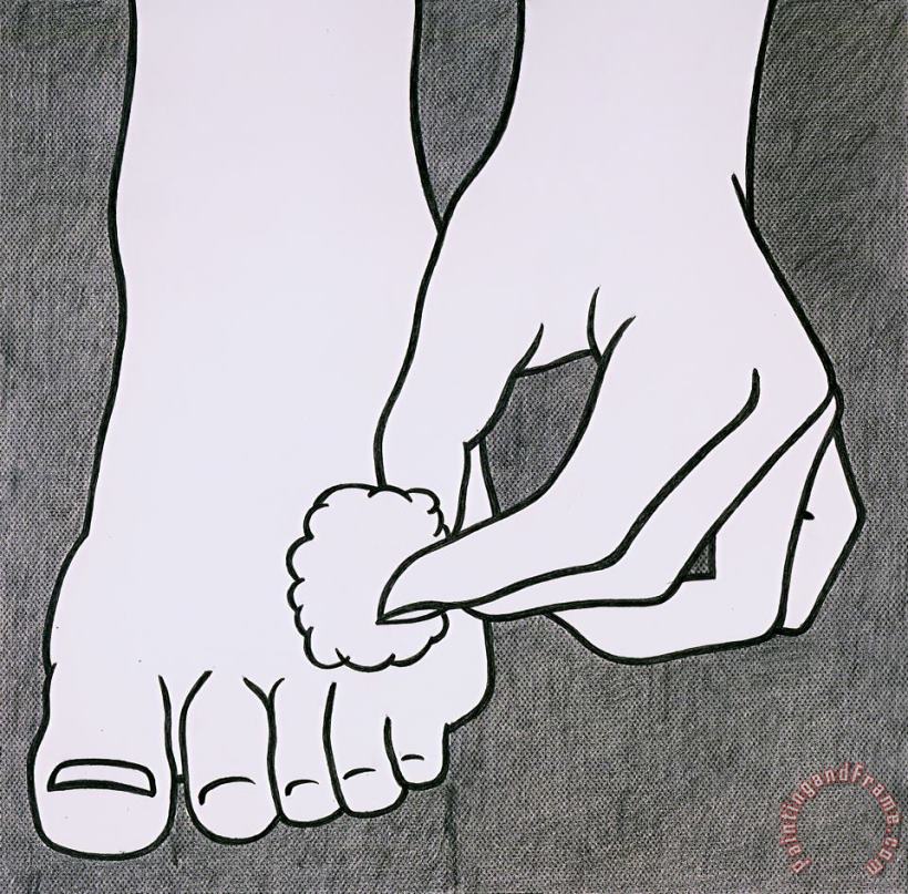 Roy Lichtenstein Foot Medication, 1962 Art Print