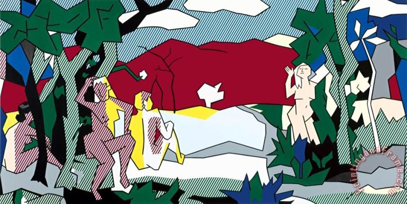 Roy Lichtenstein The White Tree, 1980 Art Print