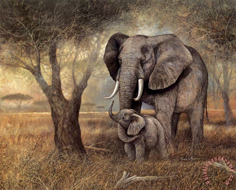 Gentle Touch painting - Ruane Manning Gentle Touch Art Print