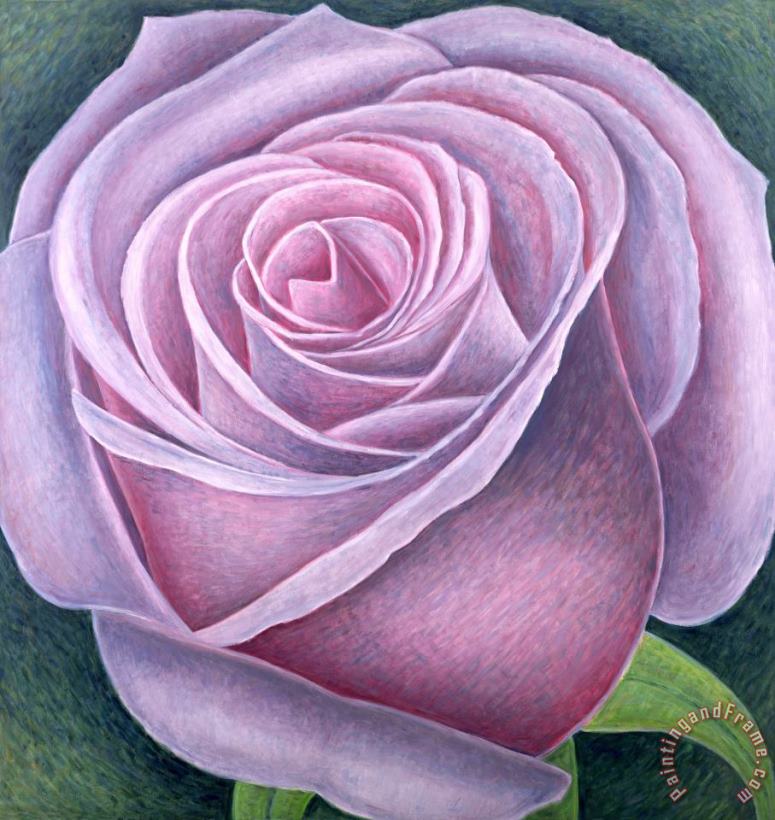 Big Rose painting - Ruth Addinall Big Rose Art Print