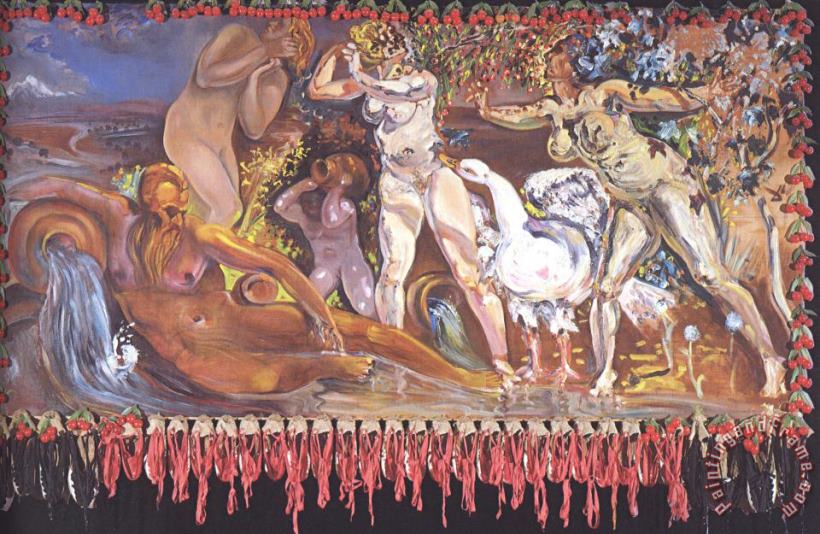 Allegory of Spring painting - Salvador Dali Allegory of Spring Art Print