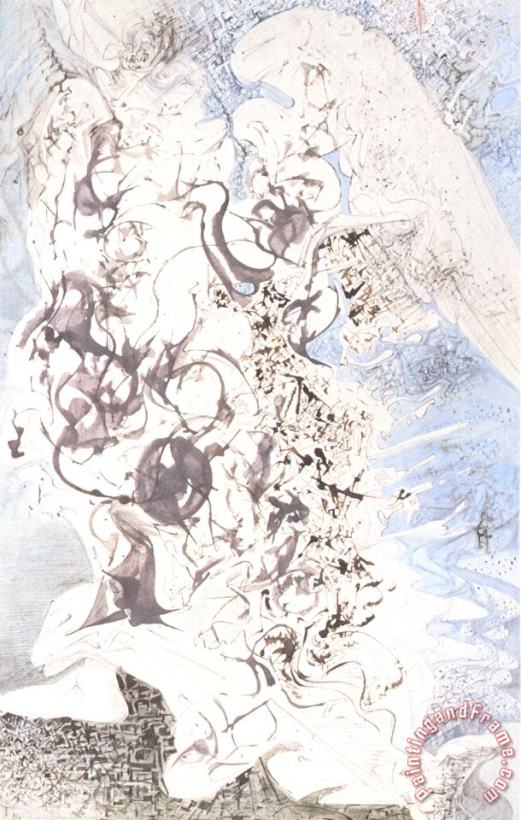 Salvador Dali Angel Art Painting
