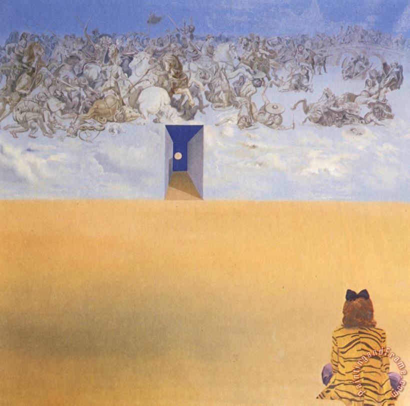 Salvador Dali Battle in The Clouds Art Print