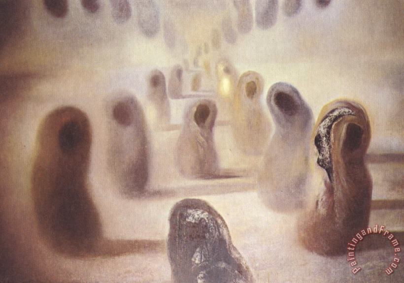 Salvador Dali Desoxyribonucleic Acid Arabs Art Painting