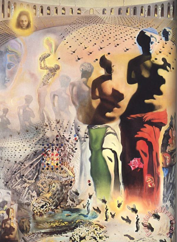 Salvador Dali Hallucinogenic Toreador 1970 Art Painting