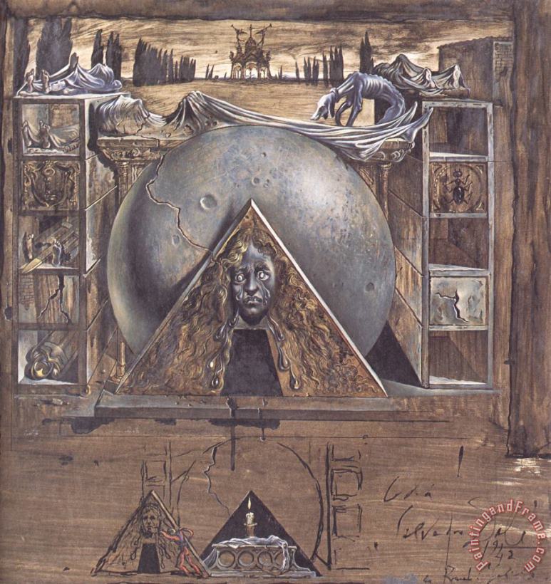 Salvador Dali Juliet S Tomb Art Print