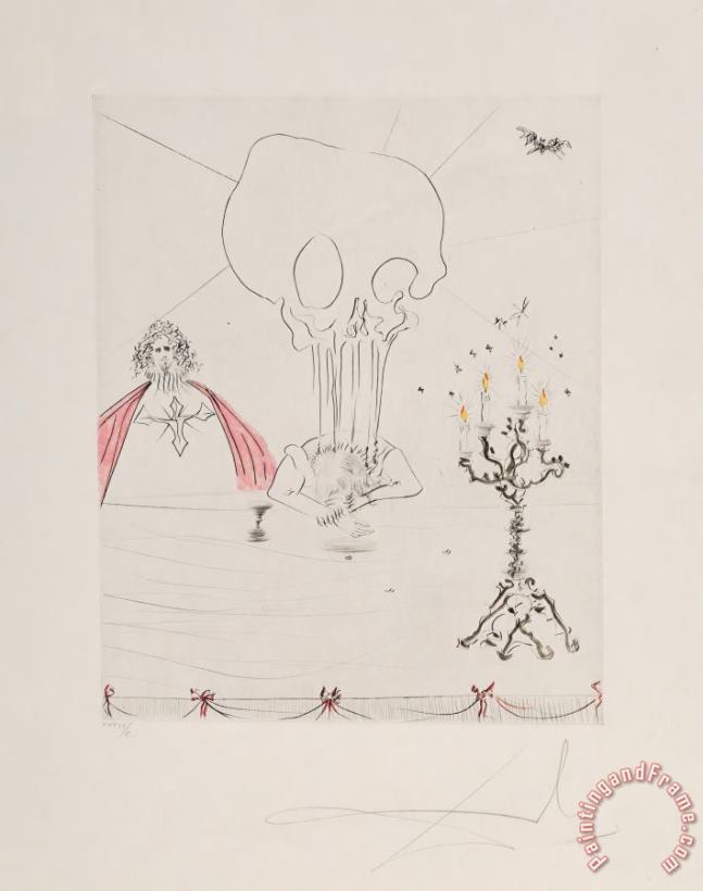 Salvador Dali Le Banquet, From Don Juan, 1970 Art Print