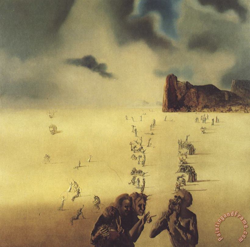 Perspectives painting - Salvador Dali Perspectives Art Print