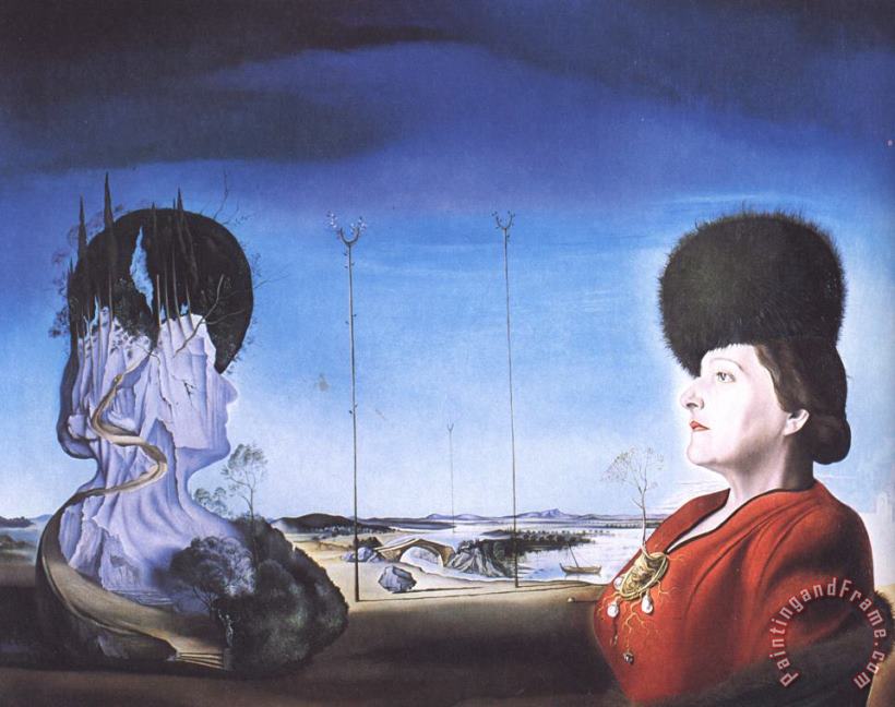 Salvador Dali Portrait of Frau Isabel Styler Tas Art Print