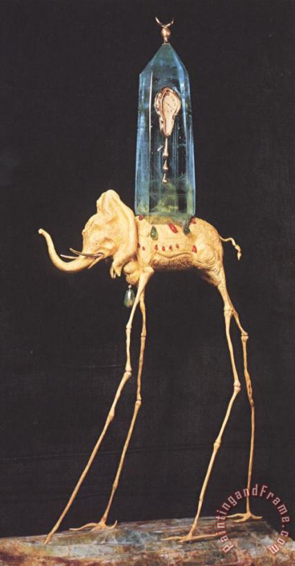 Salvador Dali Space Elephant Art Painting