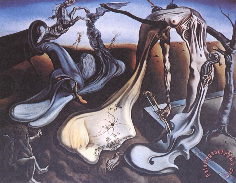 Salvador Dali Spider of The Evening Art Painting